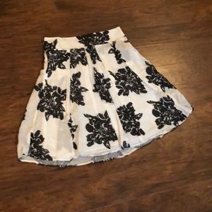 Black and white skirt